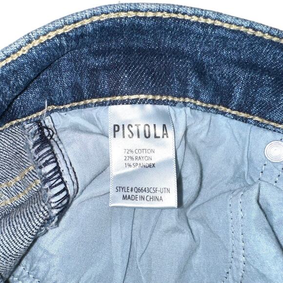 NWT Pistola High Rise Cropped Skinny Jeans 28 - Picture 4 of 7